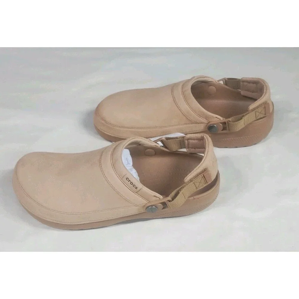 Crocs Classic Crafted Vegan Suede Clog  Men 10  Womens 12 NEW
